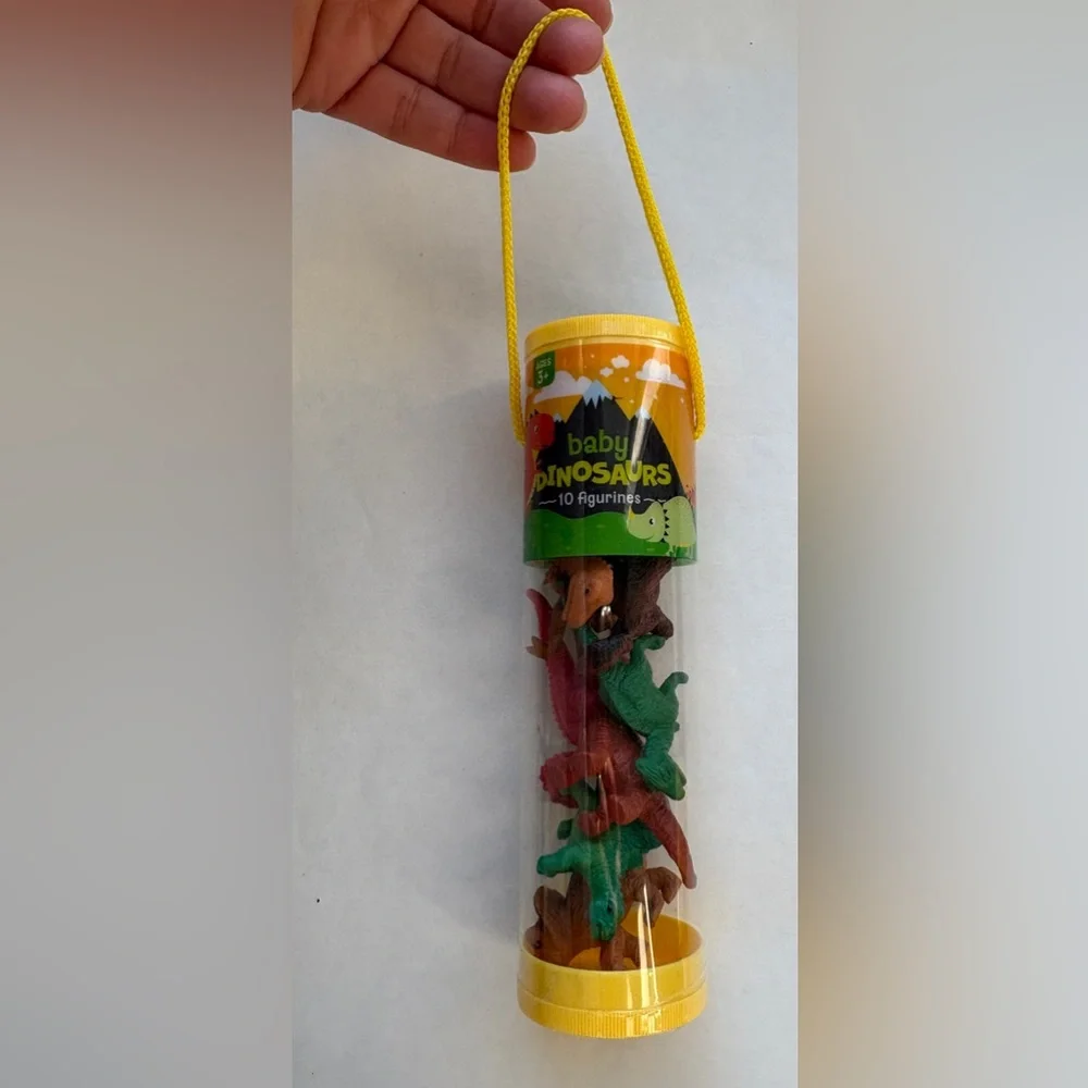 5 pack of Assorted Animal Figurine Tubes